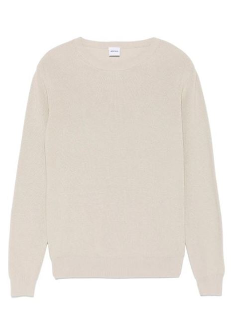 tshirt l/s in maglia uomo sabbia ASPESI | M010 3371 PN01045